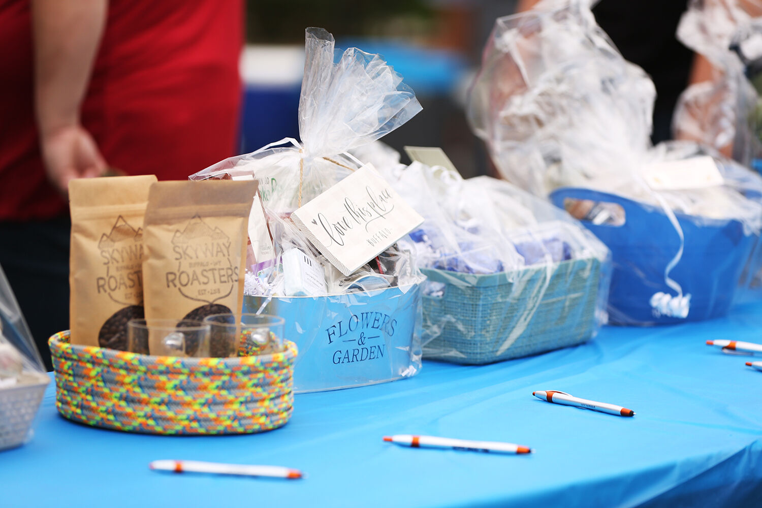 A silent auction was one of the many fundraiser events held